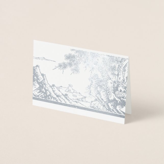 Carte Dorée Le poète philosophe chinois Foil Card (Devant)