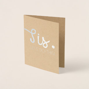 Carte Dorée Le SIS nous a laissés faire cette demoiselle