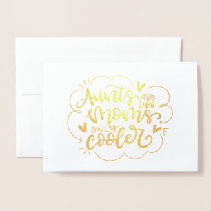 Carte Dorée Les filles sont comme des mamans, seulement glaciè