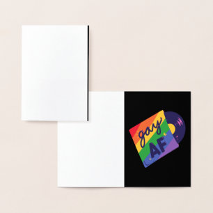Carte Dorée LGBT+pride. gay, gay love.Gay