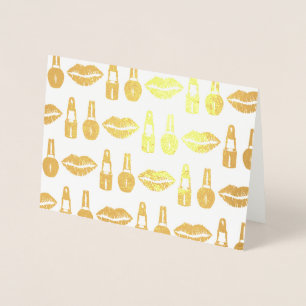 Carte Dorée Lipstick Clou Maquillage polonais Artiste Beauté M