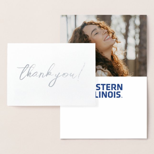 Carte Dorée Logo du mot-symbole de l'Université Eastern Illino (Affichage)