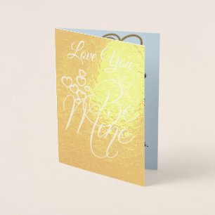 Carte Dorée Love Heart Romantic Flora Love Destiny Destiny