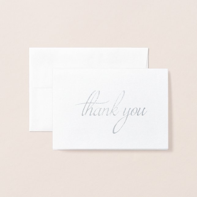 Carte Dorée Merci (Devant avec enveloppe)