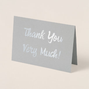 Carte Dorée Merci beaucoup !