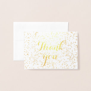 Carte Dorée Merci Simple Blank Sprinkles 2020 Cool