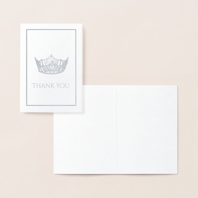 Carte Dorée Miss America Style Crown (Affichage)