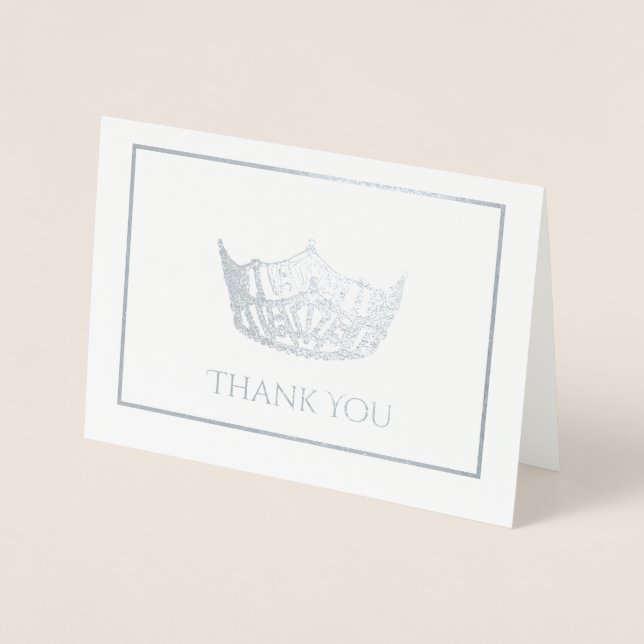 Carte Dorée Miss America Style Crown (Devant)