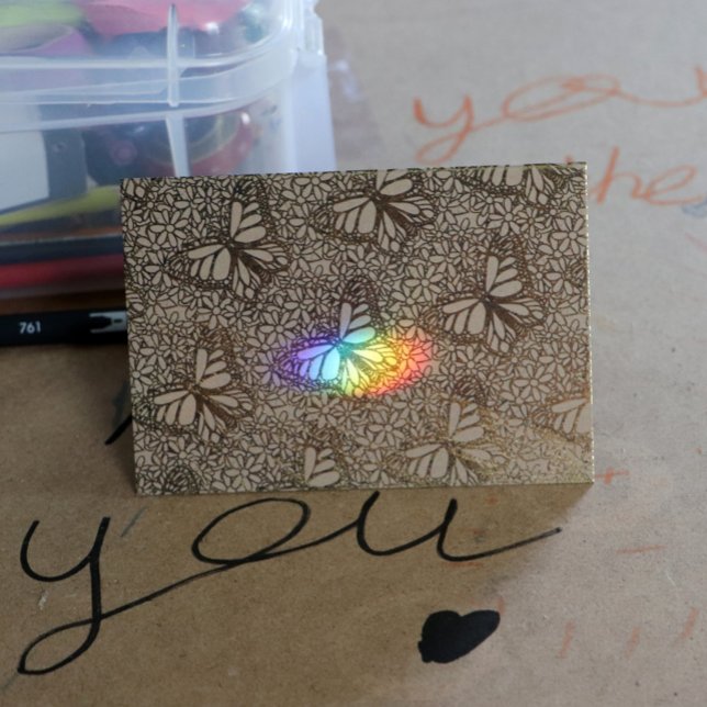 Carte Dorée Monarque papillon Daisy Art Daisies Monarques (Créateur téléchargé)