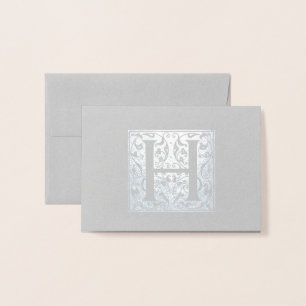 Carte Dorée Monogramme H