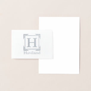 Carte Dorée Monogramme HAMbyWG