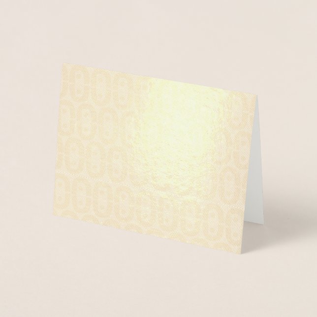 Carte Dorée motif coloré moderne (Devant)