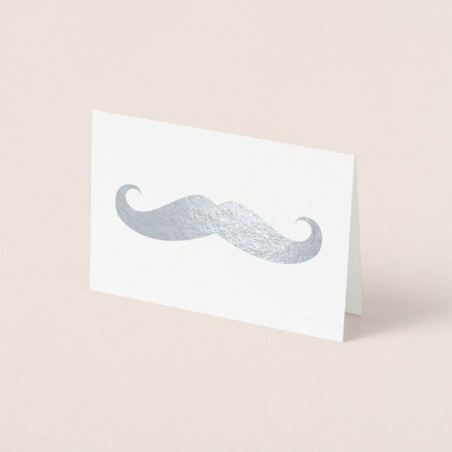 Carte Dorée Moustache (Devant)