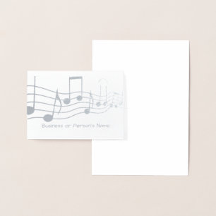 Carte Dorée Musique Graphique Personnalisée HAMbyWG