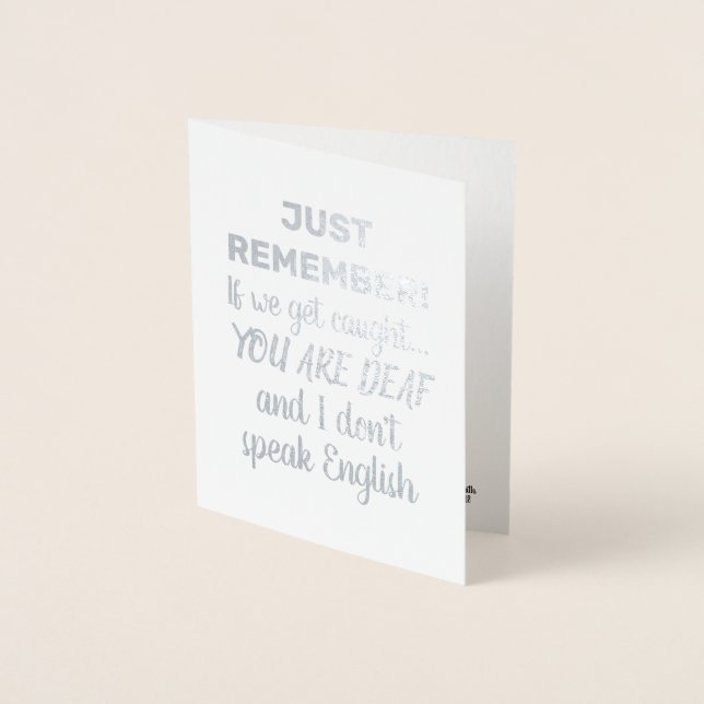 Carte Dorée Naughty Groom et Groomsman Proposition Agreement (Devant)