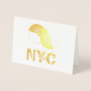 Carte Dorée NYC New York City Cookie noir et blanc Foodie