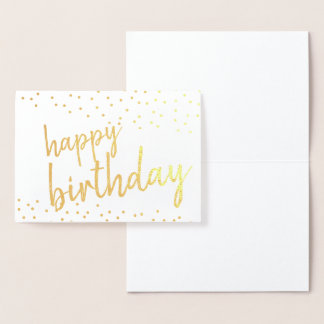 Carte Dorée Offrez un joyeux anniversaire !