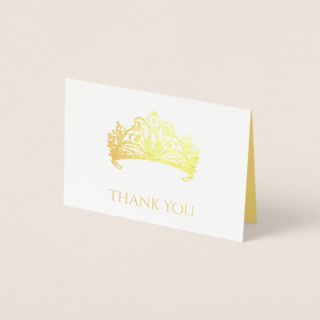 Carte Dorée Pageant Crown Foil Card (Devant)