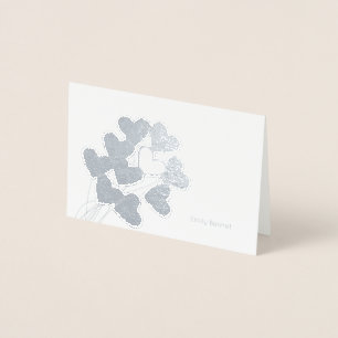 Carte Dorée Papier à lettres Heart Balloons