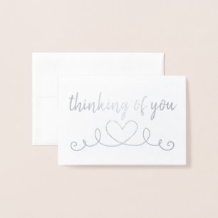 Carte Dorée Pensée Chic de Vous Cœur