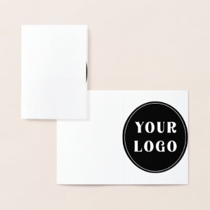 Carte Dorée personnalisé, unique, élégant et minimaliste