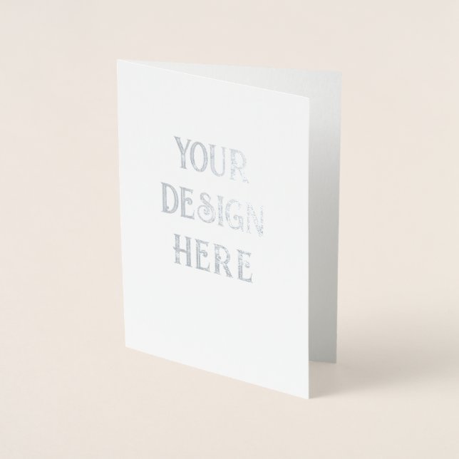 Carte Dorée Personnaliser ou personnalisation  (Devant)