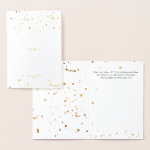 Carte Dorée PixDezines Gold Luxe Calligraphie Ses Vows