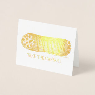 Carte Dorée Prenez le Cannoli Italien Food Foodie Pâtisserie