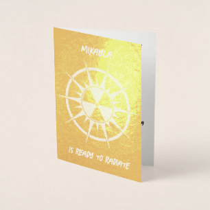 Carte Dorée Prêt à rayonner