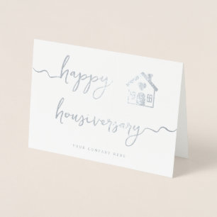 Carte Dorée Professionnel Silver Happy Housiversary immobilier