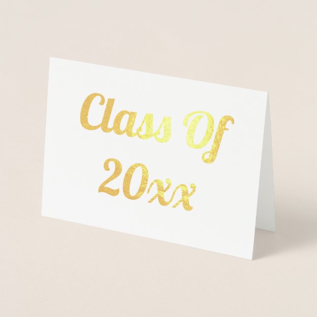 Carte Dorée Promotion De (Devant)