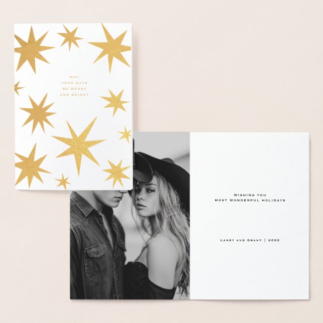 Carte Dorée Que vos journées soient joyeuses et brillantes éto (Affichage)