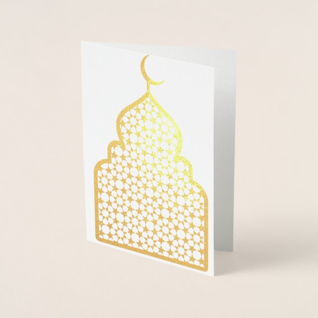 Carte Dorée Ramadan (Devant)