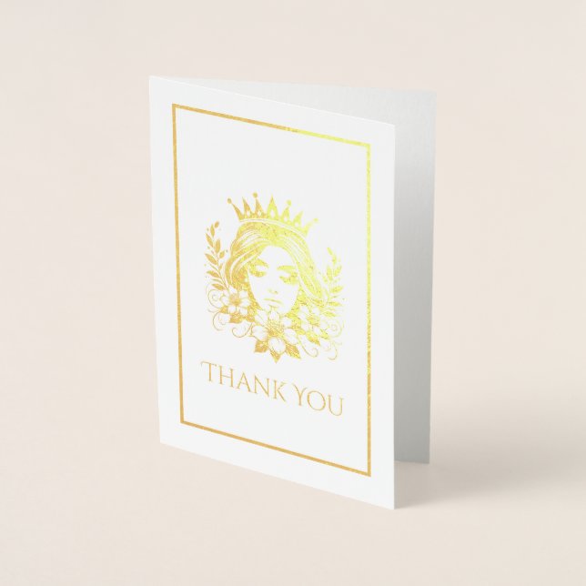 Carte Dorée Reine de la couronne (Devant)