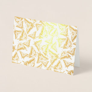 Carte Dorée Remarque sur les papillons