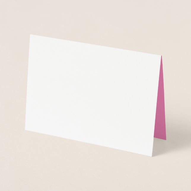Carte Dorée Rose #EF8484, Cadillac rose (Devant)