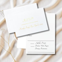 RSVP Enregistrer La Date