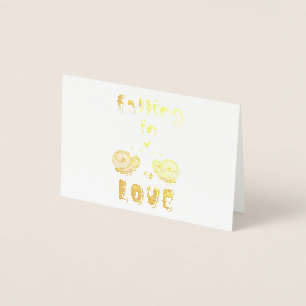 Carte Dorée Saint-Valentin