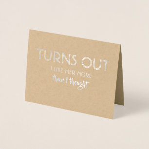 Carte Dorée S'avère - la proposition drôle de Groomsman