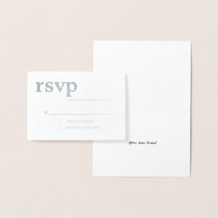 Carte Dorée Simple Moderne contemporain RSVP