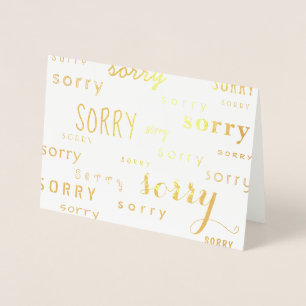 Carte Dorée tant de douleurs feuille d'or