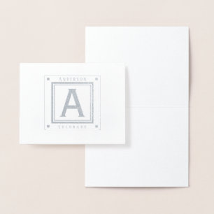 Carte Dorée Timographie Nom et état du monogramme ou de votre