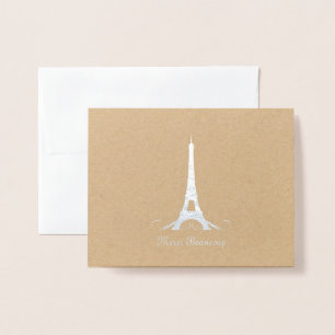 Carte Dorée Tour Eiffel Merci