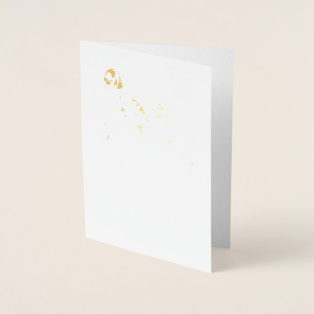 Carte Dorée Tout ce jazz | Jazz à thème Anniversaire B/W (Devant)