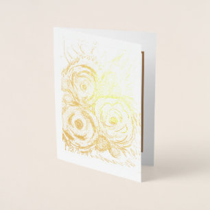 Carte Dorée Trois Rosas