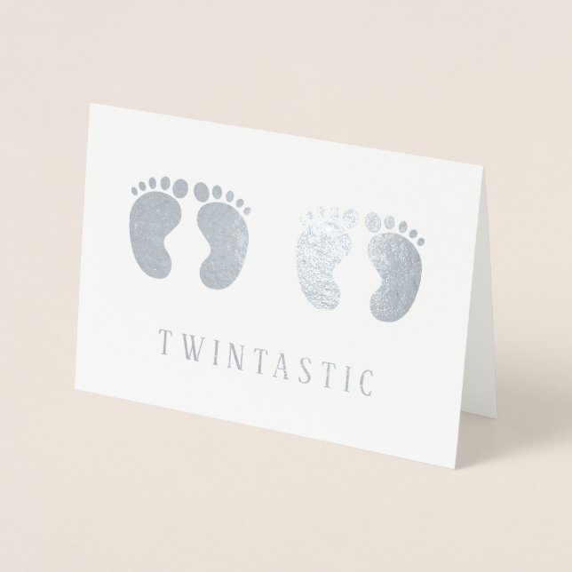 Carte Dorée Twins Twintastic Funny Silver (Devant)