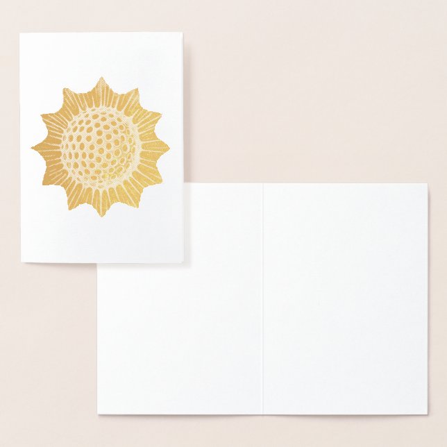 Carte Dorée Vintage Haeckel (Affichage)