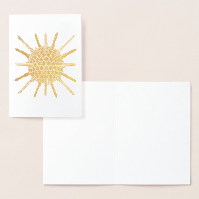 Carte Dorée Vintage Haeckel (Affichage)