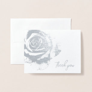 Carte Dorée Vintage Rose vierge Toutes les occasions Floral