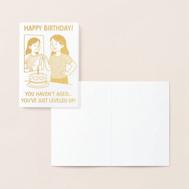 Carte Dorée Votre miroir a dit la vérité ! (Affichage)